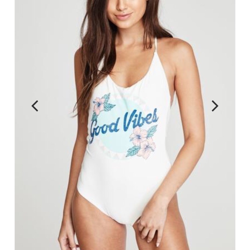 Spiritual Gangster Good Vibes Swimsuit NWT